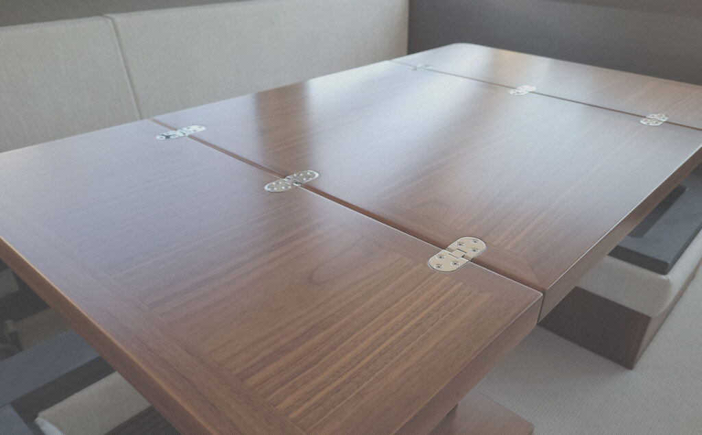PPF applied to a luxury yacht table