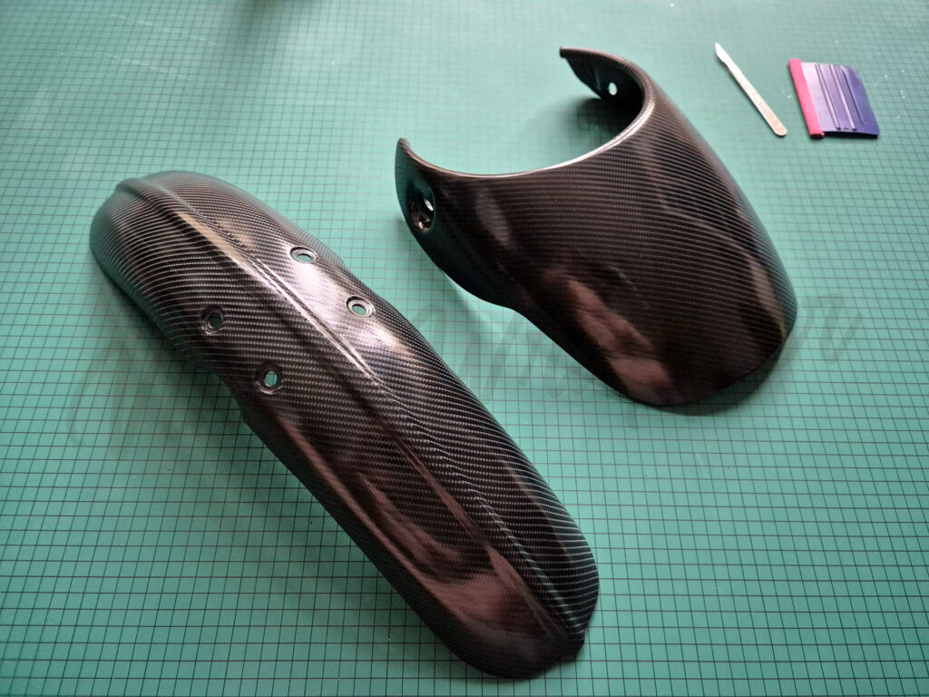 front wheel arch carbon effect wrap
